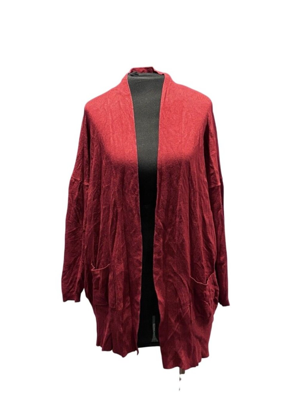 Atmosphere Womens Sweater Cardigan Size Medium Bohemian Color Red